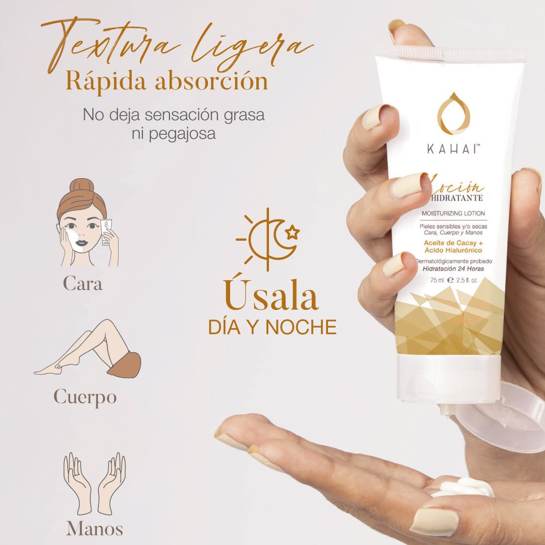 5-Uso CREMA LOCION HIDRATANTE KAHAI (UND) - Imagen 1