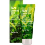 JABON FACIAL ANTIACNE FARMSTAY GREEN TEA SEED PREMIUM MOISTURE X 100 ML UNIDAD