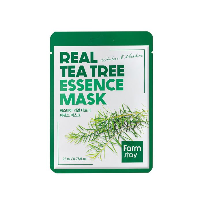 Mascarilla Farmstay Tea MASCARILLA FACIAL FARMSTAY REAL TEA TREE ESSENCE MASK X 23 ML - Imagen 1