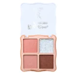 SOMBRAS EYESHADOW FASHION 4 COLORS WITH GLITTER