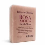 JABÓN FLORA ARCILLA ROSA X 100 GRS