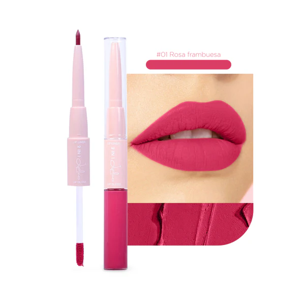 lapiz 2en 1 delineador.webp 1 LABIAL DELINEADOR LIPGLOSS 2 EN 1 LINE - Imagen 1
