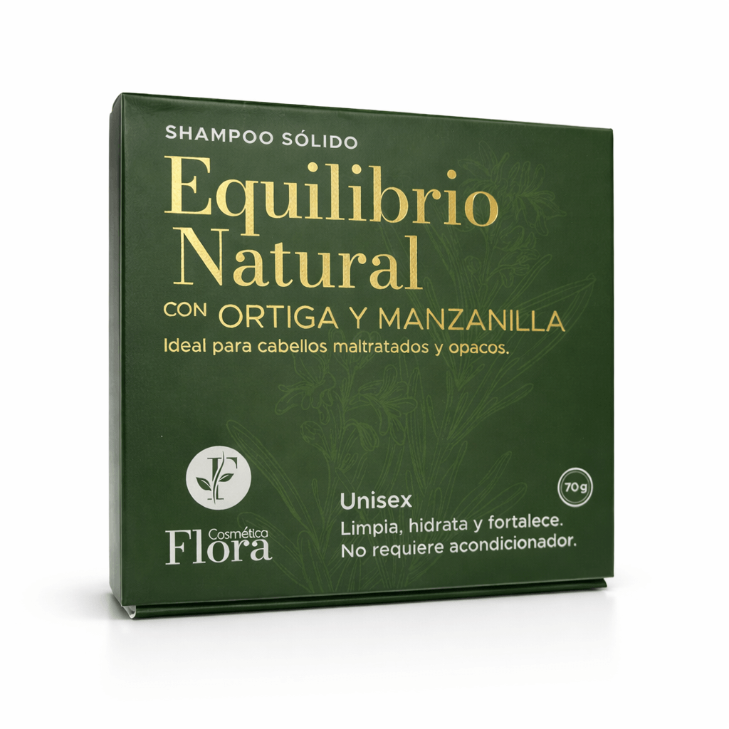 shampoo_solido_equilibrio_natural CHAMPU SOLIDO EQUILIBRIO NATURAL FLORA X 70 GRS - Imagen 1