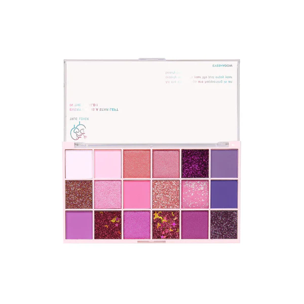 sombras-paleta-18-01-mate-glitter-prensado-949 SOMBRAS EYESHADOW 18 COLORS - Imagen 1
